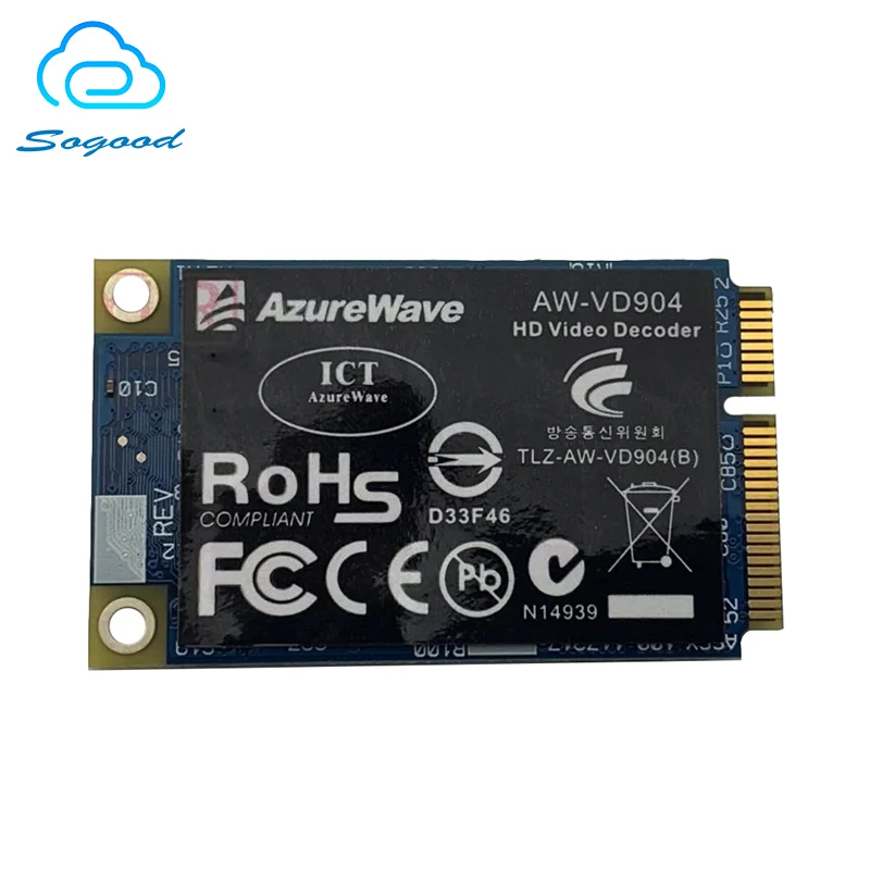 Для BroadCom AW VD904 HD видео декодер BCM970012 BCM70015 MINI PCI E карта жесткой декомпрессии| |