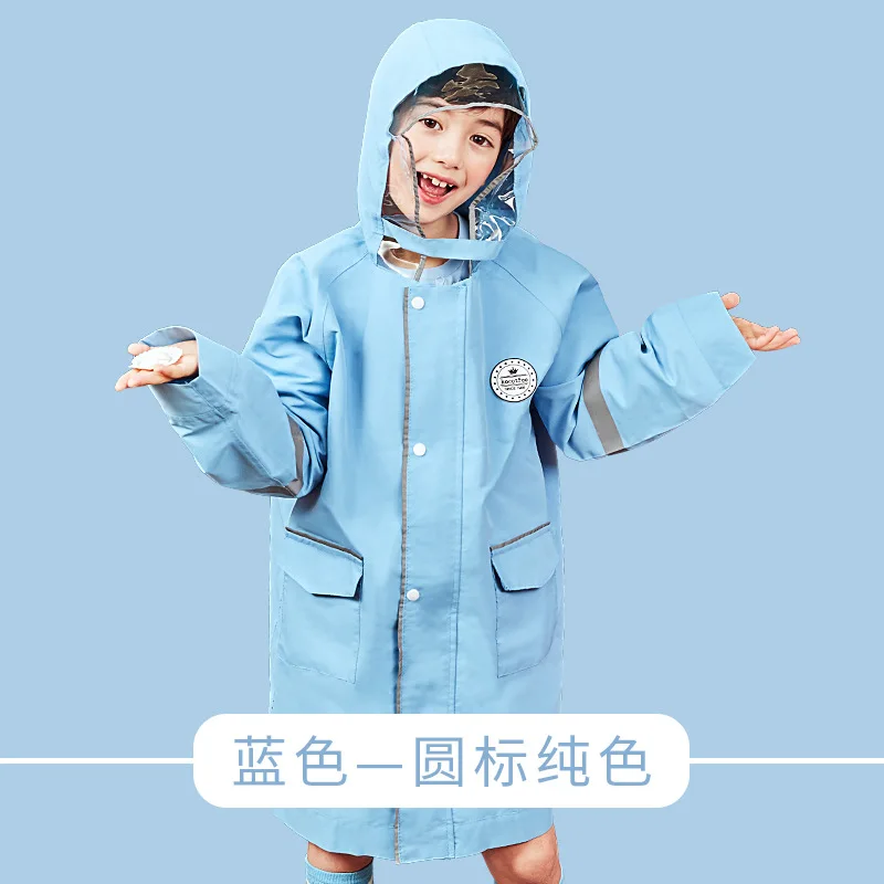 Детская куртка с капюшоном плащ-рюкзак сумка пончо водонепроницаемый детский