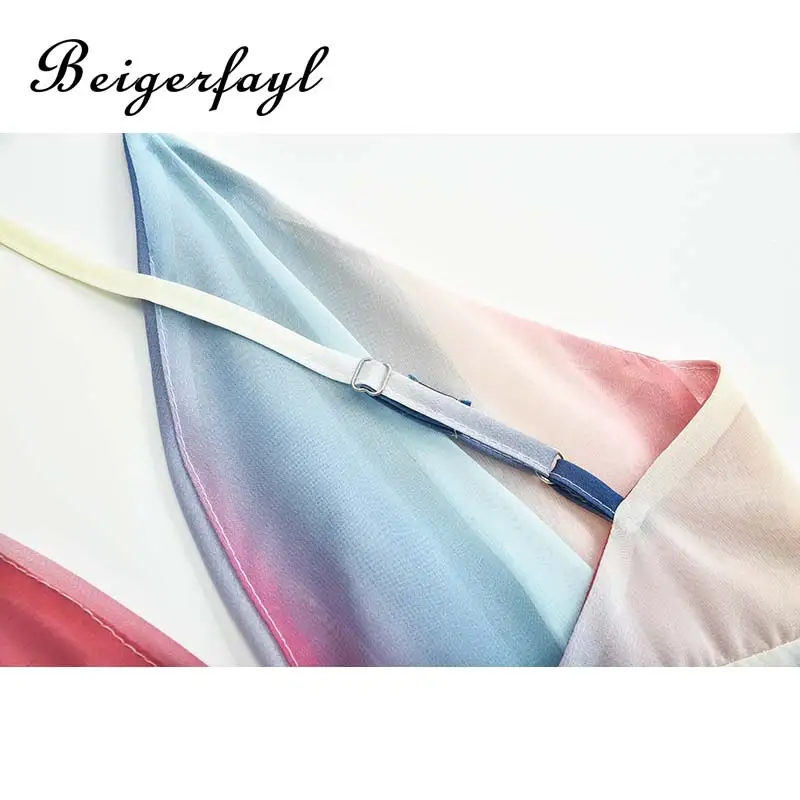 Beigerfayl сексуальное Макси длинное Sukienki элегантное Boho Vestidos Modis пляжное шифоновое