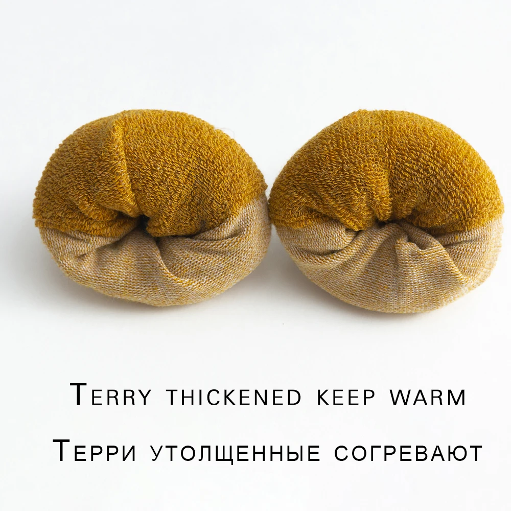 Носки мужские короткие из махровой ткани 5 пар на осень/зиму|Мужские носки| |