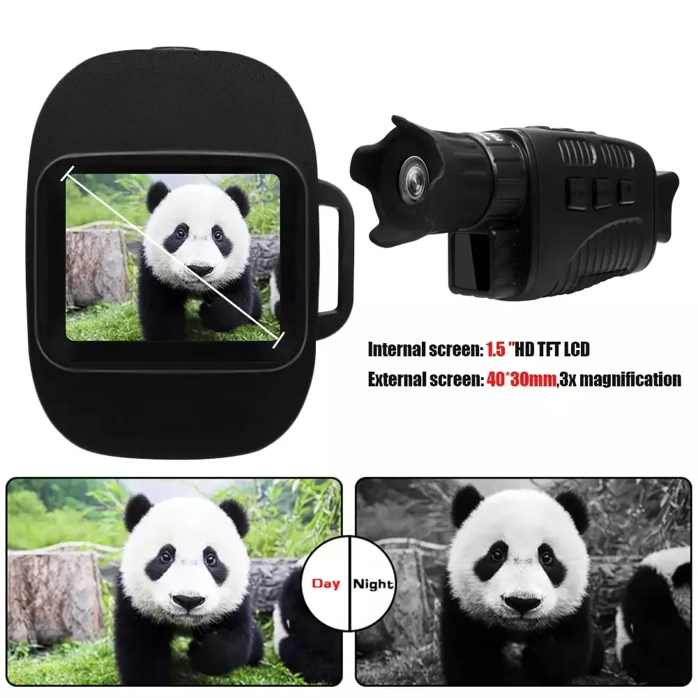 

High Definition Infrared Night Vision Device Monocular Camera Function and Loop Recording Function Outdoor Digital Telescope