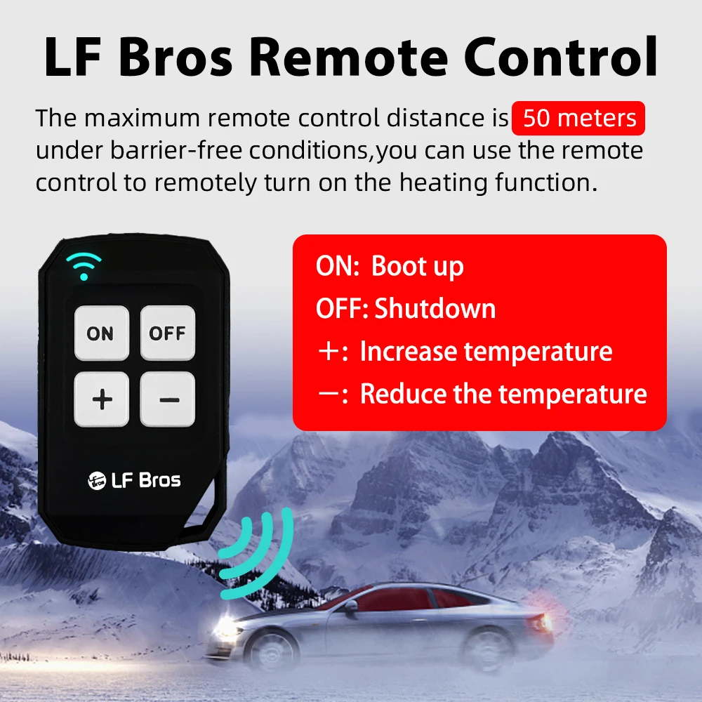 Diesels Heater 5KW 12V All in One Car LCD knob switch remote control Auxiliary heater Plus For Truck Bus Boat RV | Автомобили и