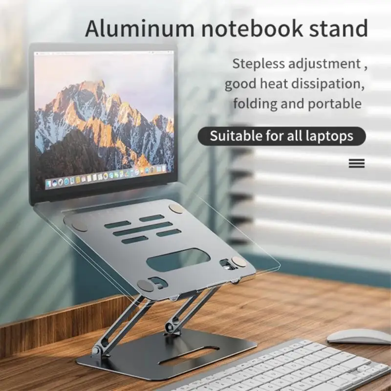 

Laptop Stand Office Aluminum Alloy Foldable Portable Cooling Computer Holder