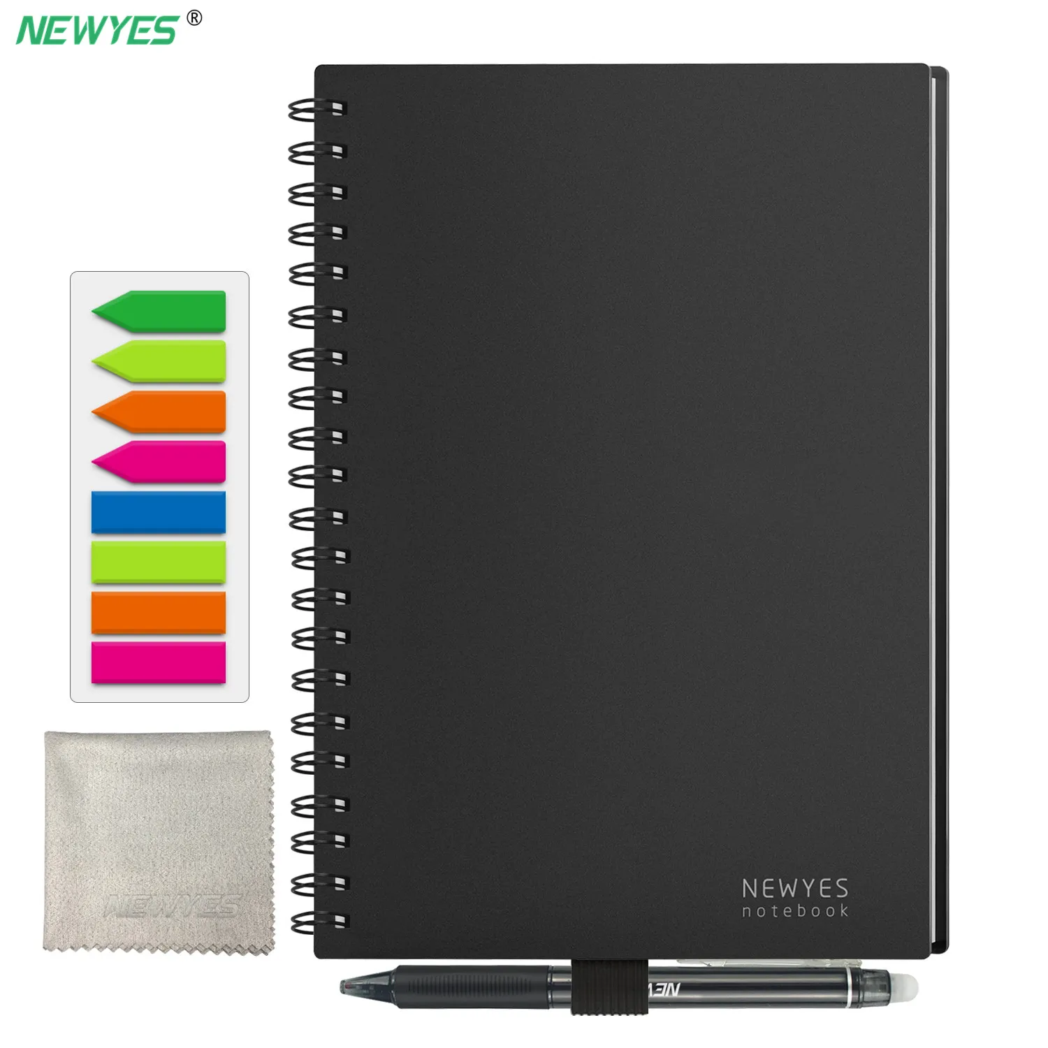 B5 Smart Erasable Notebook Paper Reusable Wirebound Notebook Cloud Storage App Connection With Pen School Office Supplies