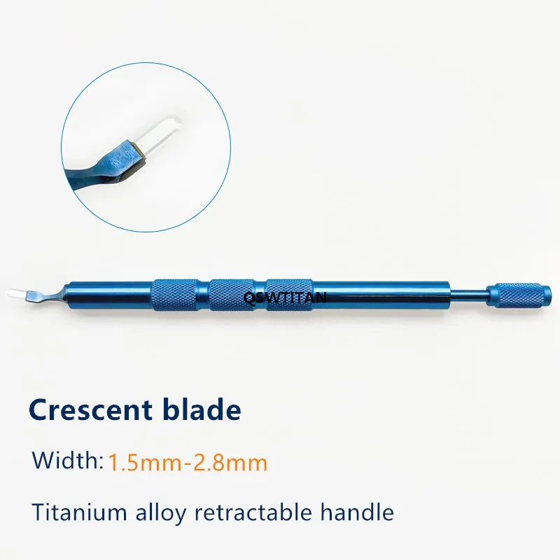 Полумесяца лезвие офтальмологический прибор для улучшения кожи вокруг глаз