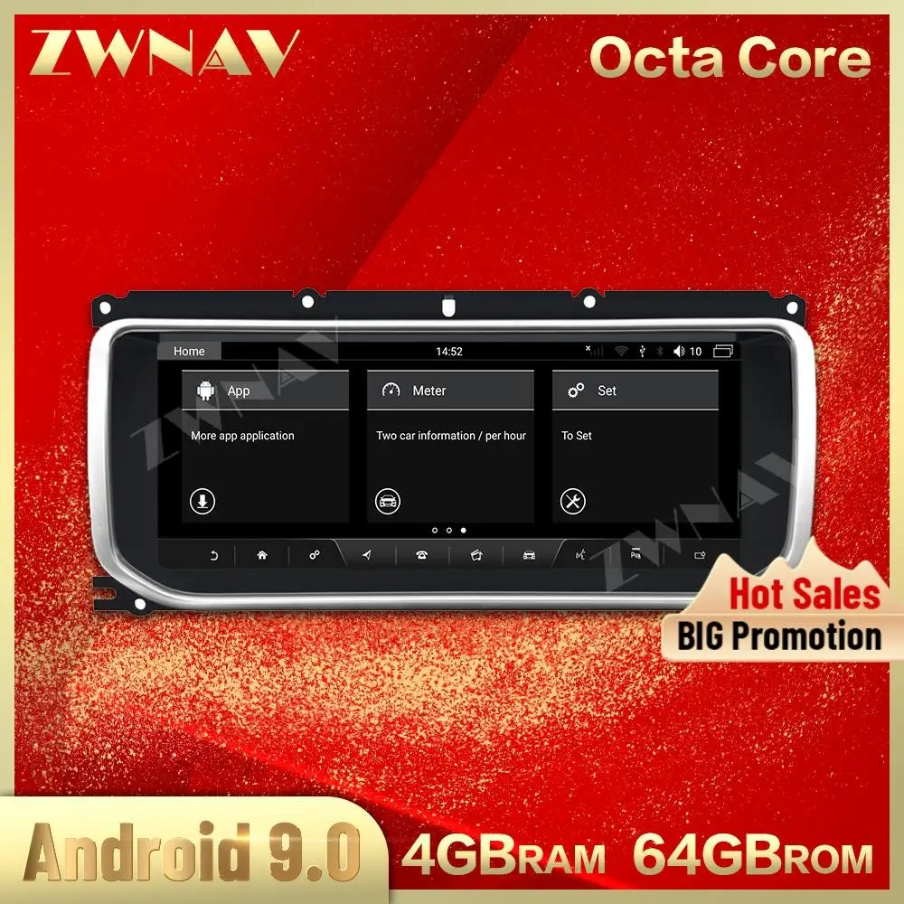 Автомобильная магнитола IPS Android 9 dvd стерео для Land Rover Range Evoque LRX L538 2011 +