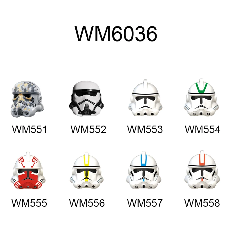 

WM551 WM552 WM553 WM554 WM555 WM556 WM557 WM558 WM6036 Figures Head Movie Series Bricks Building Blocks Educational Toys For Kid