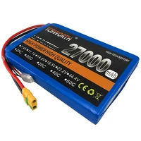 rc agricultural aircraft lipo battery 6s 22 2v 27000mah 25c for rc car airplane drone multirotor 6s rc batteries lipo 22 2v