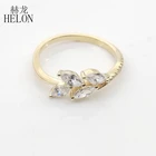 Кольцо женское из серебра 925 пробы, с фианитами