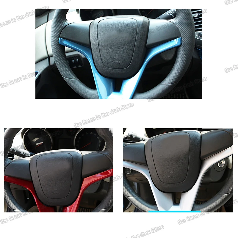 Автомобильная панель на руль Lsrtw2017 из АБС-пластика с логотипом для Chevrolet Cruze 2009 2010
