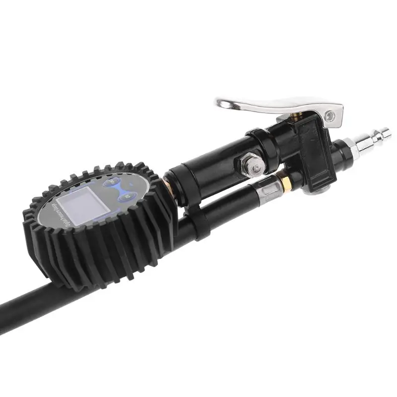 

Digital Air Tyre Tire Inflator w/ Pressure Gauge 200PSI Chuck for Truck/Car/Bike