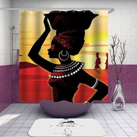 mxdfafa african woman printed shower curtains waterproof bathroom shower curtain otaku bathroom curtain