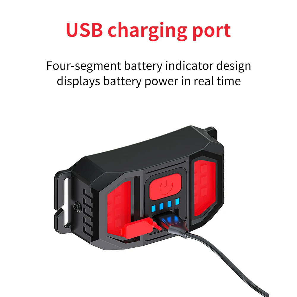 

Camping ABS Headlight With 40*COB Light Beads 3 Modes Head Flashlight With 1200mah Lithium Battery Headlamp Work Light