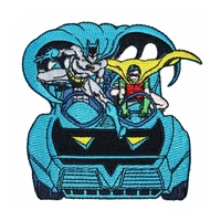 comics classic logo iron on superhero patch custom embroidery patches iron on clothing can be customized with your logo design