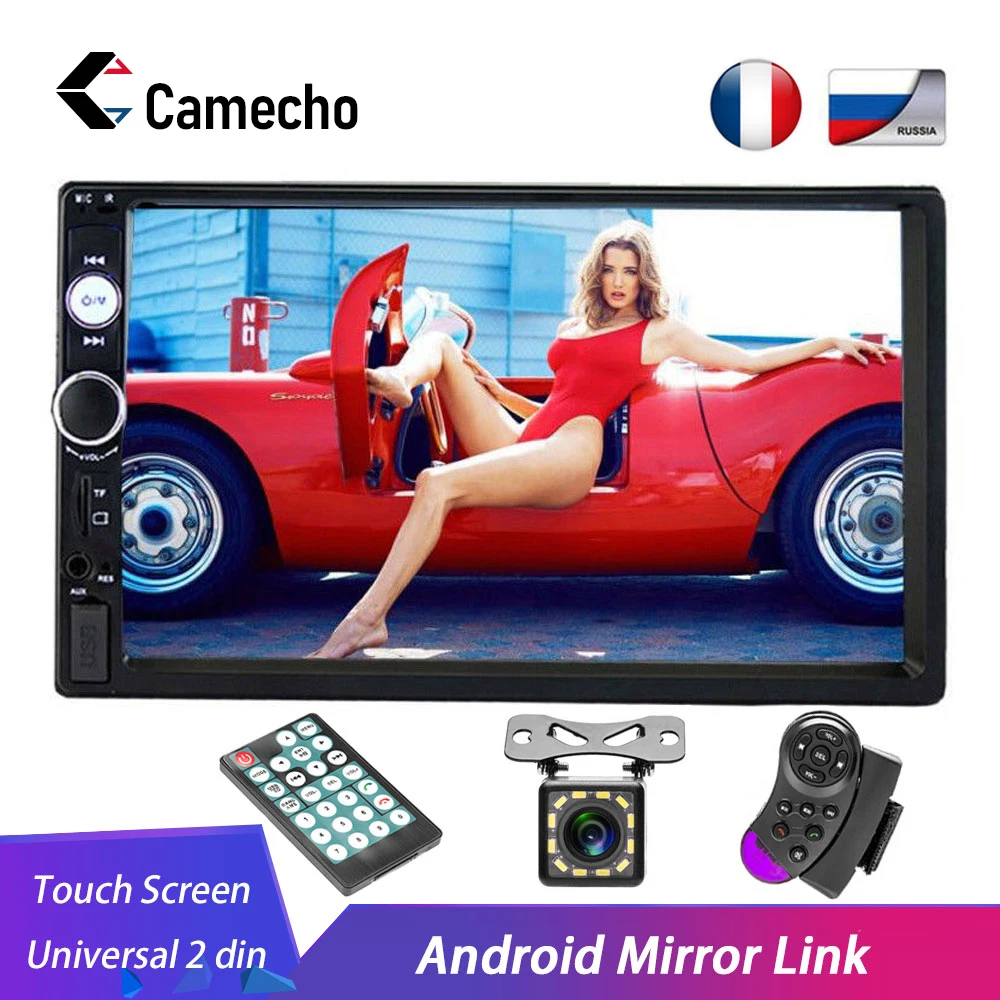 Автомагнитола Camecho 2 din 7 &quot Bluetooth TF USB|Автомагнитолы| |