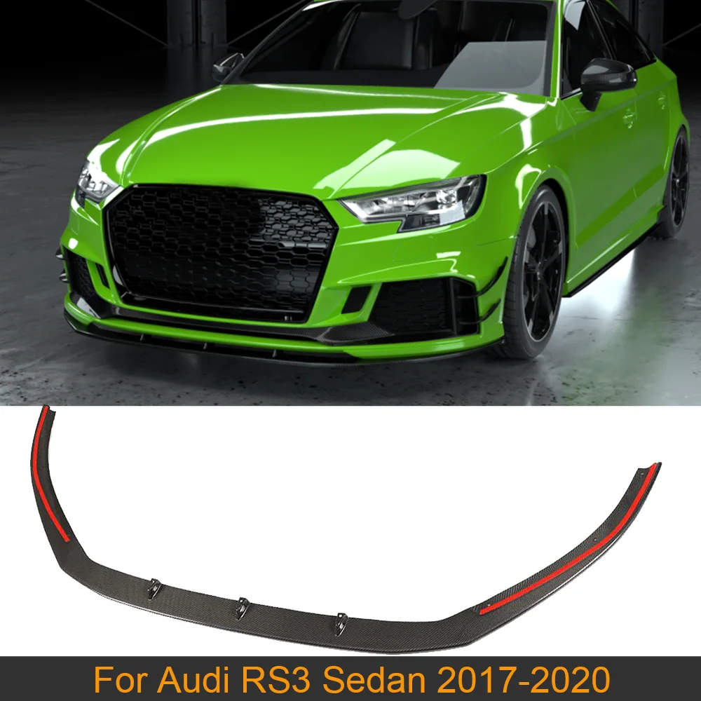 Спойлер для переднего бампера RS3 Audi седан 2017 2020 автомобильный спойлер передний