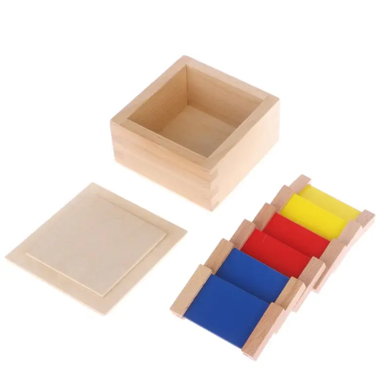 Обучающий цветной планшет Монтессори деревянная Дошкольная игрушка|Юный