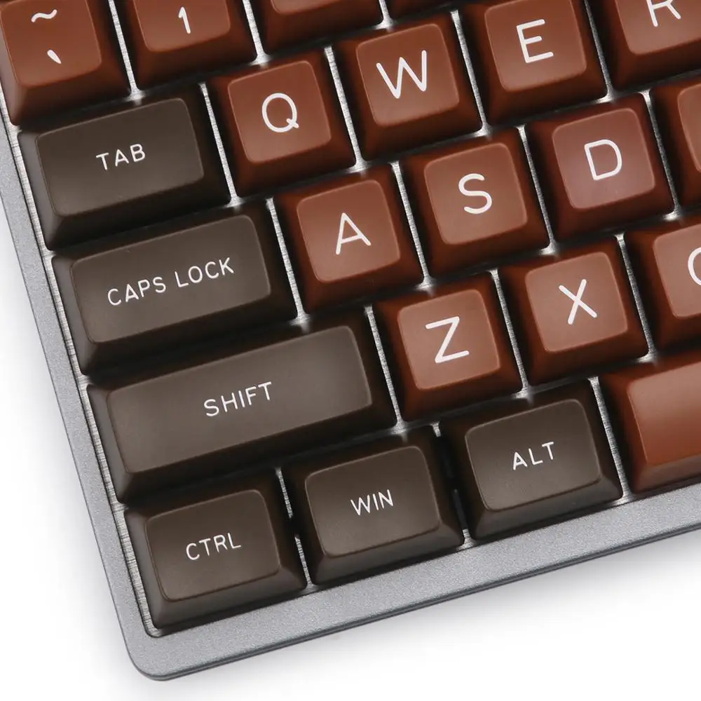 MAXKEY chocolate SA keycaps ABS Double shot 134 клавиш для механической клавиатуры mx|Клавиатуры| |
