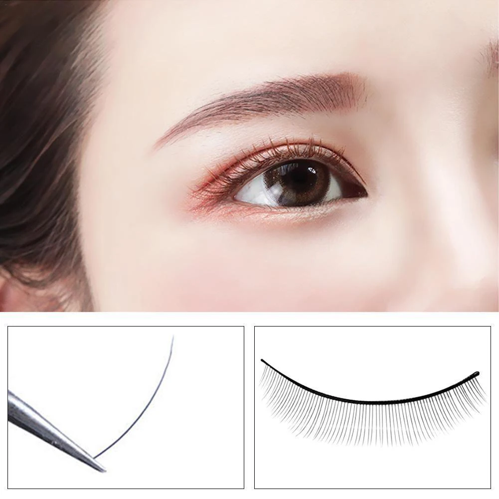 Накладные ресницы из искусственного волокна набор 10 пар простые в использовании