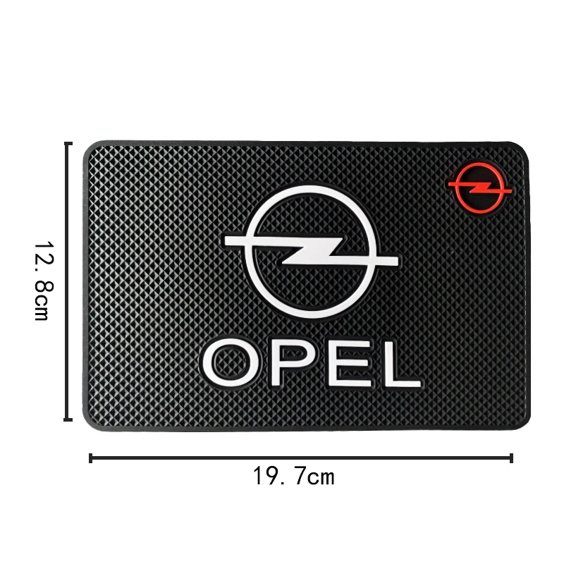 Популярный автомобильный нескользящий коврик с логотипом для телефона Opel Astra H G J