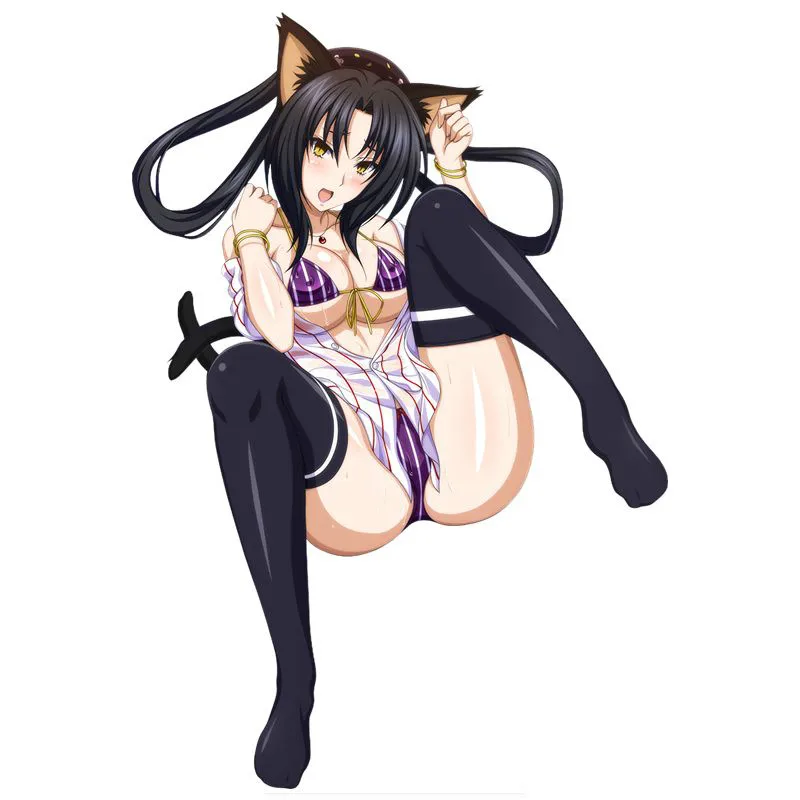 

Hot High School DxD Kuroka Render Car Body Sticker Laptop Bumper Motorcycle Decal Vinyl Cover Scratches Waterproof PVC