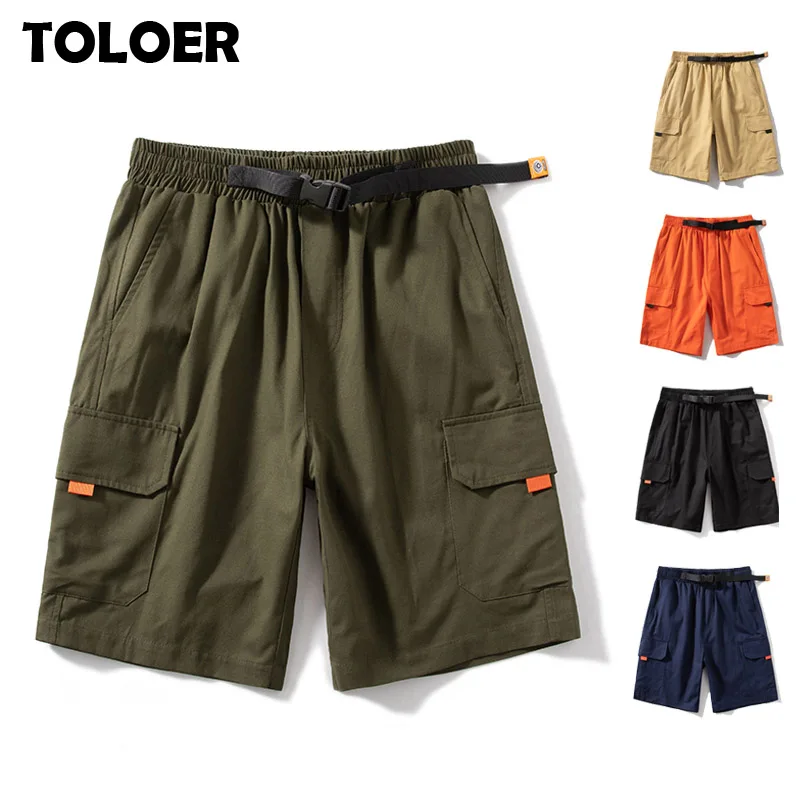 Мужские летние шорты-карго со множеством карманов размеры до 6XL | Мужская одежда