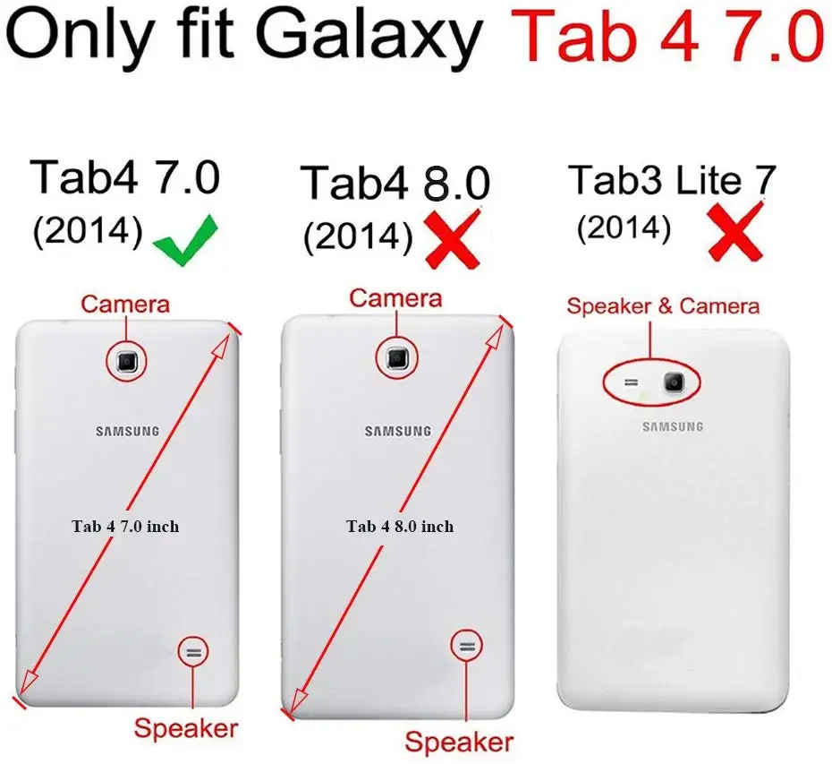 Для Samsung Galaxy Tab 4 7 0 чехол для &quotT230 T231 T235 SM T230 PC жесткий чехол|Чехлы планшетов и электронных книг| |
