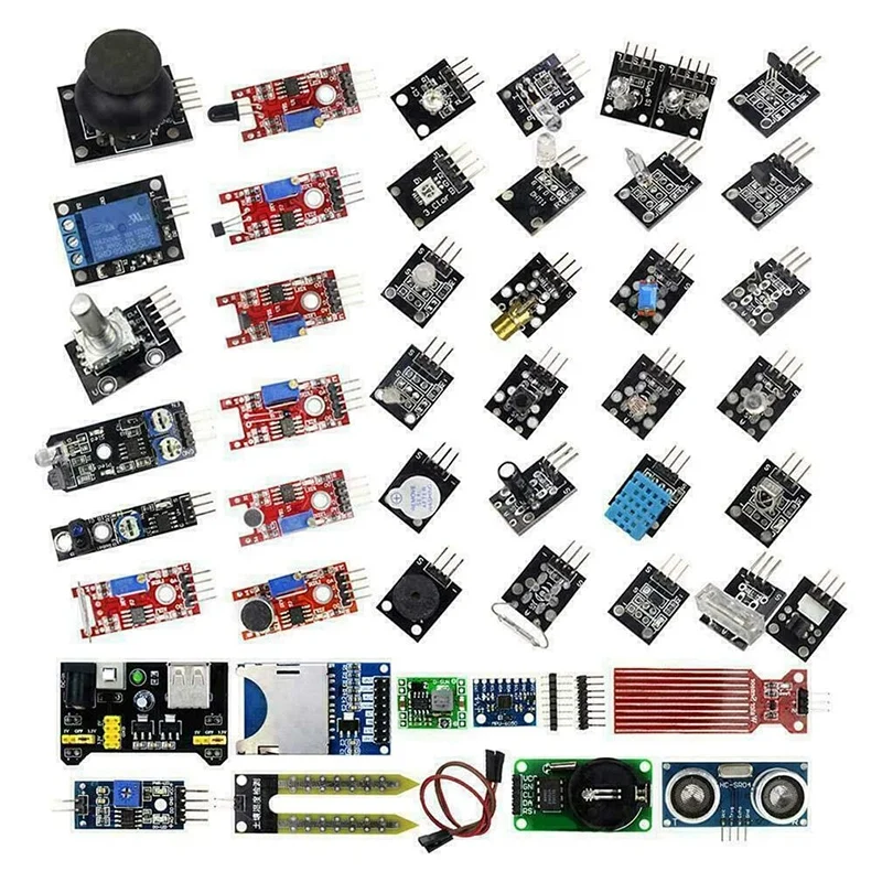 

for Arduino 45 in 1 Sensors Modules Starter Kit Sensor Kit for UNO R3 MEGA2560