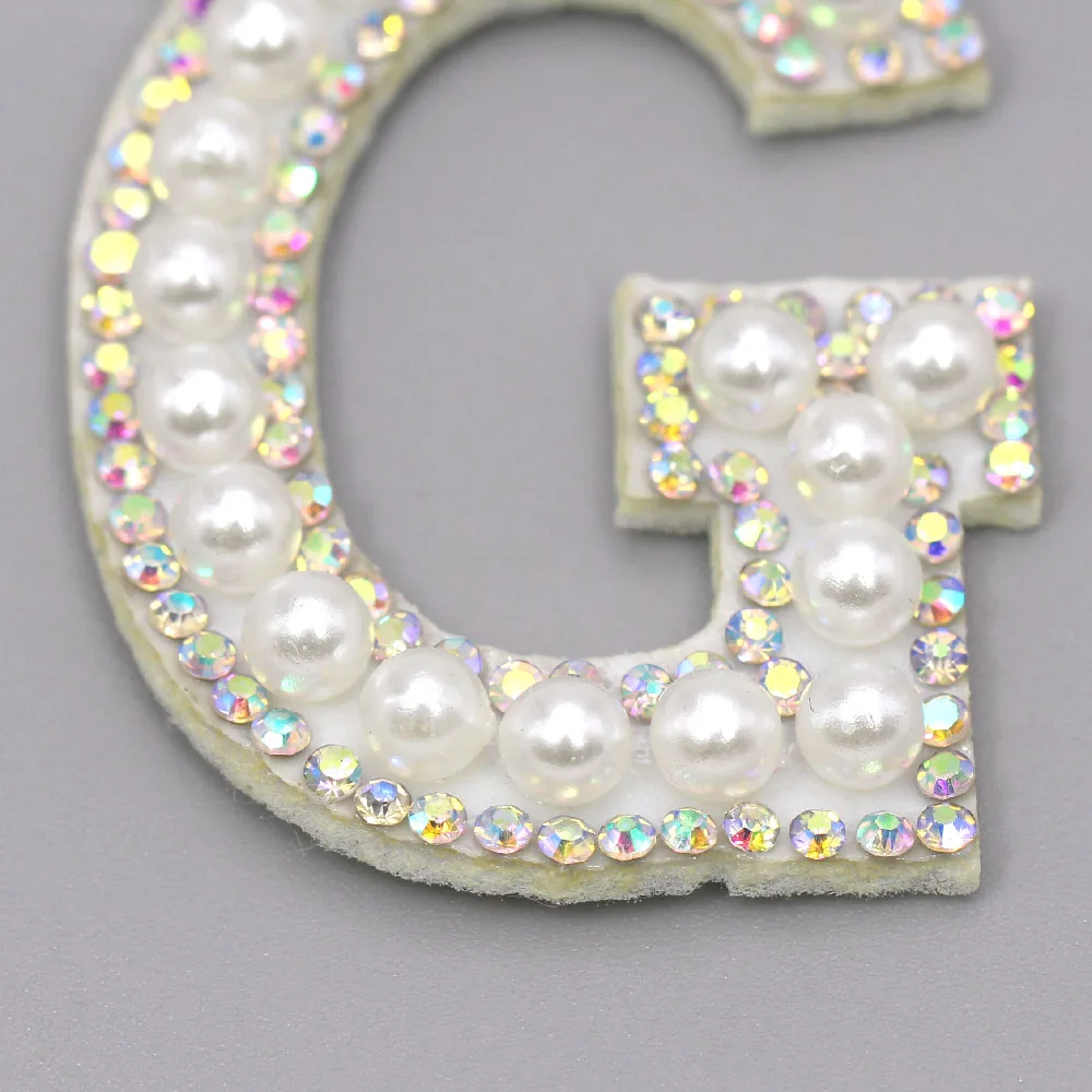 1 шт пластырей жемчужные стразы с буквенными изображениями Английский алфавит