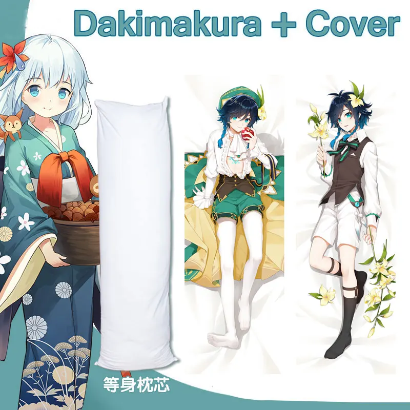 

Genshin Impact Anime Dakimakura with Pillowcase Barbatos Pillow Body Hugs Waifu Pillow Otaku Cosplay Long Pillow Sleep Cushion