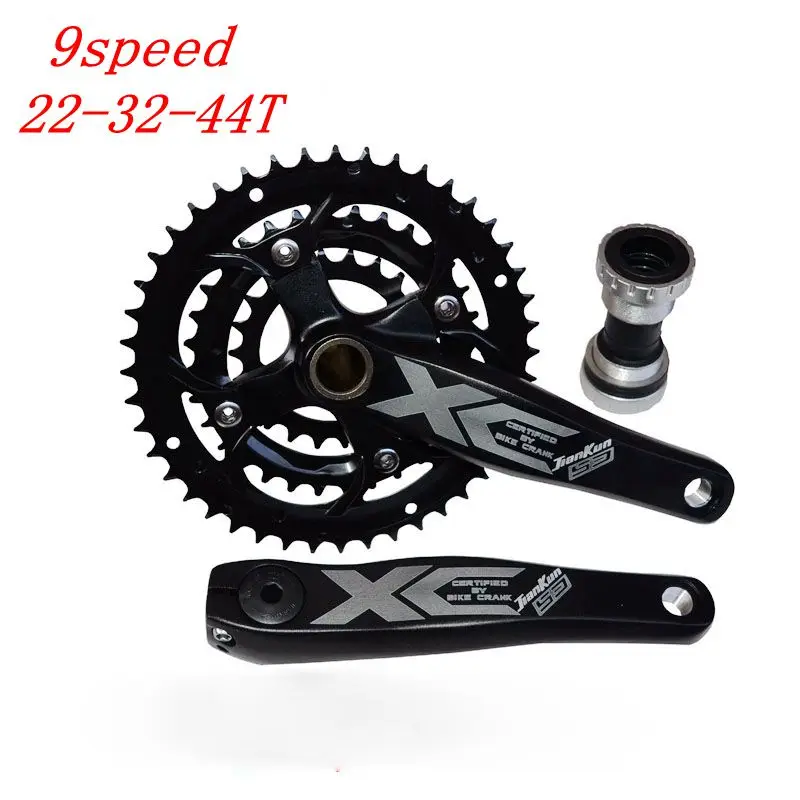 

Mountainbike zahn disc aluminium legierung integrierte zahn disc leere zahn disc 9 speed 27 geschwindigkeit 22/32/ 44 T gürtel