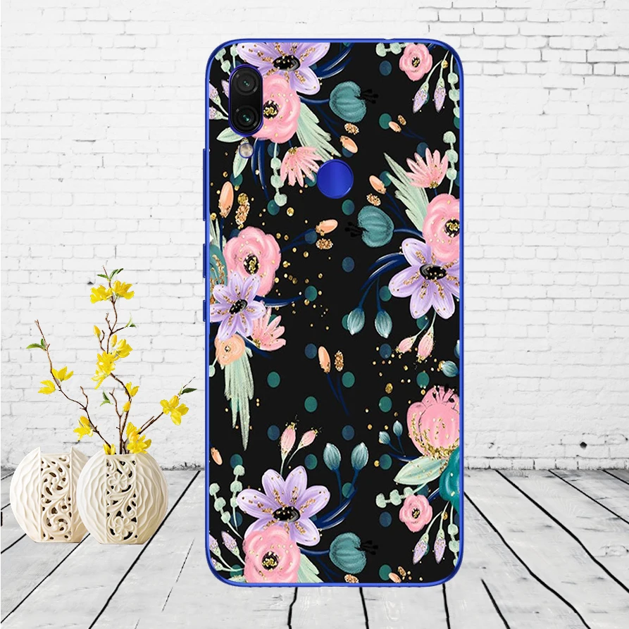 C6 Чехол для Xiaomi Redmi Note 7, силиконовый чехол для Xiaomi Redmi Note 7, задняя крышка, чехол для Redmi Note 7, чехол для телефона - Цвет: C6