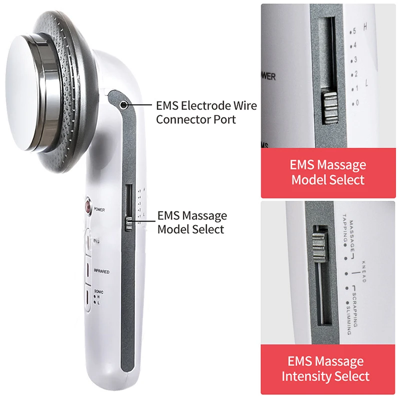 3 в 1 ультразвуковая кавитация машина EMS инфракрасный массажер для похудения тела