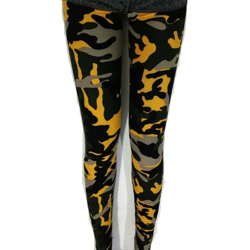 Женские леггинсы из полиэстера с камуфляжным принтом 11 цветов|Легинсы| |
