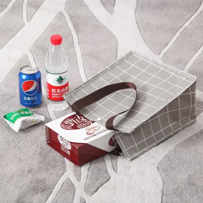 

2020 Women Foldable Shopping Bags Simple Eco Lunch Bags Reusable Grocery Snacks Large-capacity Storage Bags Students Book Bags