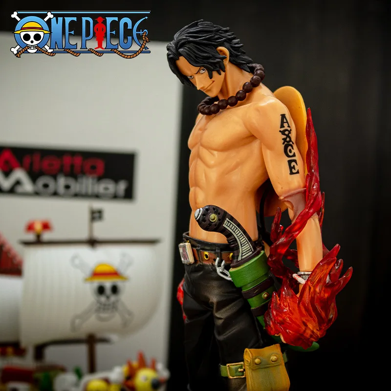 

One Piece Figure Ace The Great Yan Emperor Decoration 26cm Model Anime Characters Children's Toys