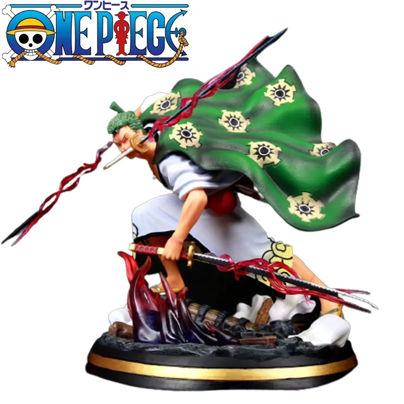 Экшн-фигурки из аниме One Piece Country Three Knife Flow Roronoa Zoro модель кимоно специальный эффект