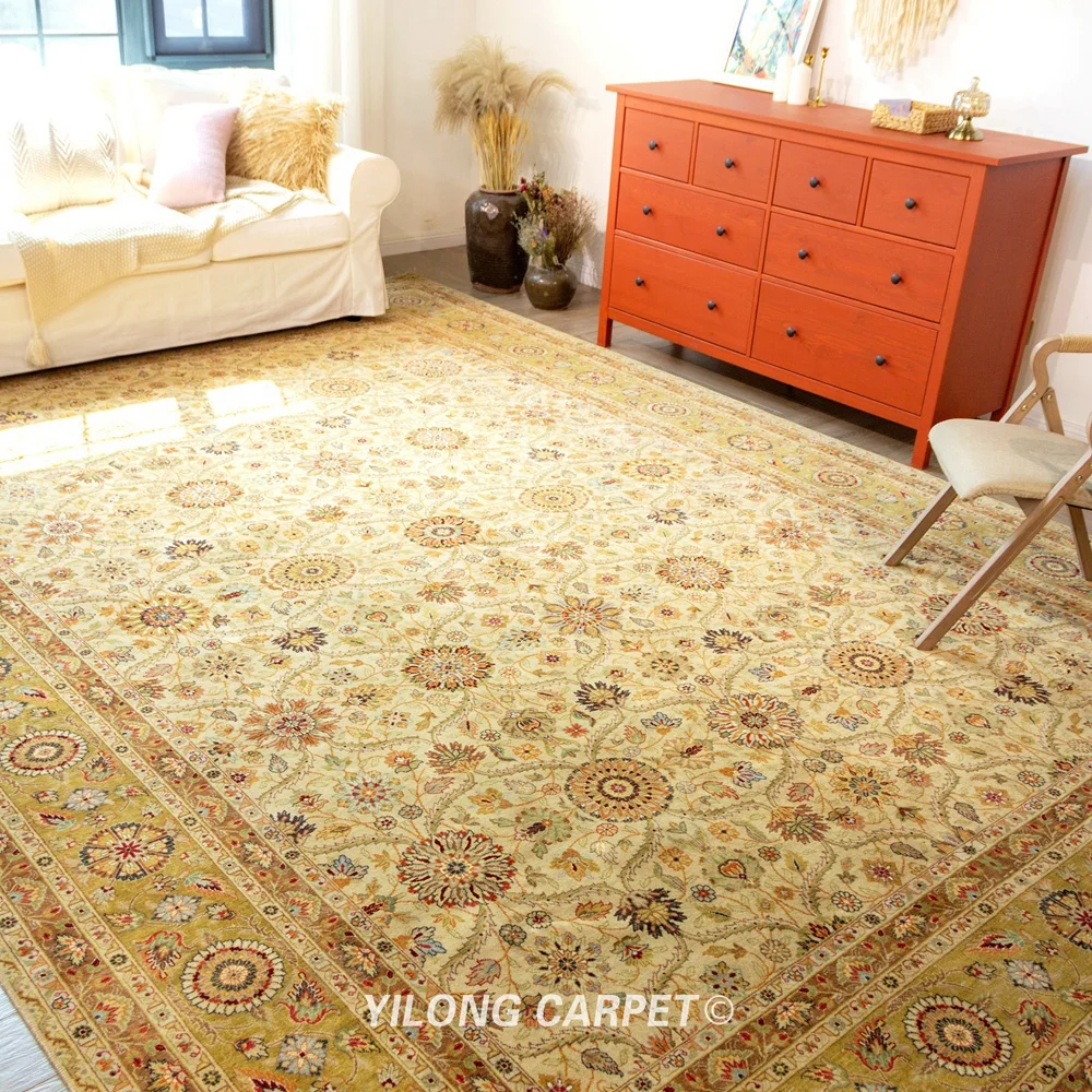 Kopen Yilong 10 'X 14' Handgeknoopt Wol Karpetten Woonkamer Klassieke Tapijt (YLRugP722)