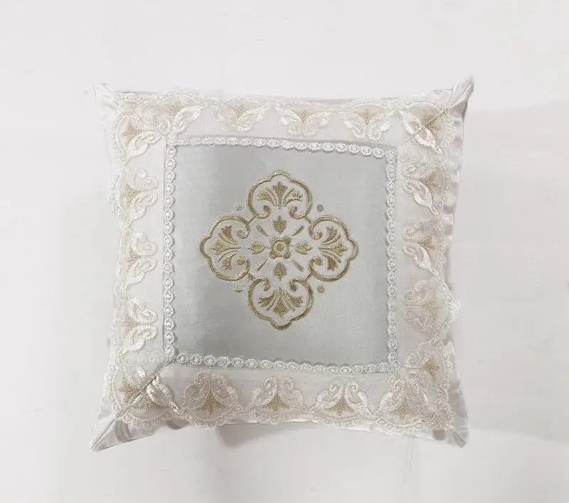 42 Cotton Silk Queen/King Size White Beige Royal Bedding set Duvet Cover Bed Spread Bedlinen 11Pcs Decorative pillow | Дом и сад