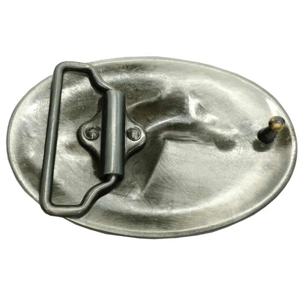 

Vintage Eagle Hunting Deer Elk Cowboy Western Metal Belt Buckle For Men's