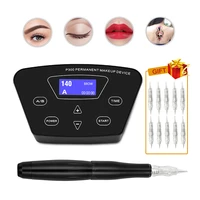 biomaser p300 permanent makeup tattoo machine kits digital control panel tattoo cartridge needle machine eyebrow lip pen