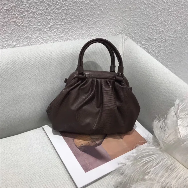 Ретро сумка через плечо осенне зимние модели ящерицы сумки дамские ручные