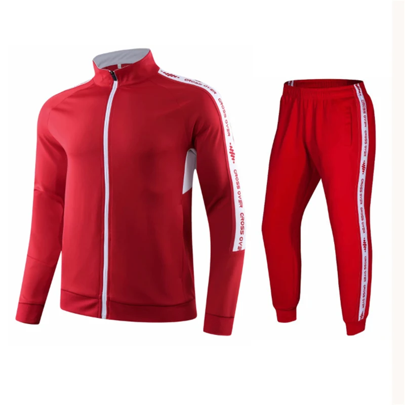 Новый осенне зимний костюм для мужчин и женщин куртка на молнии штаны