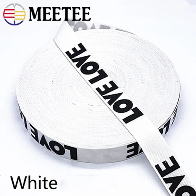 Нейлоновая тесьма Meetee 8 метров 25 мм цветная печать кружевная для сумки ремень