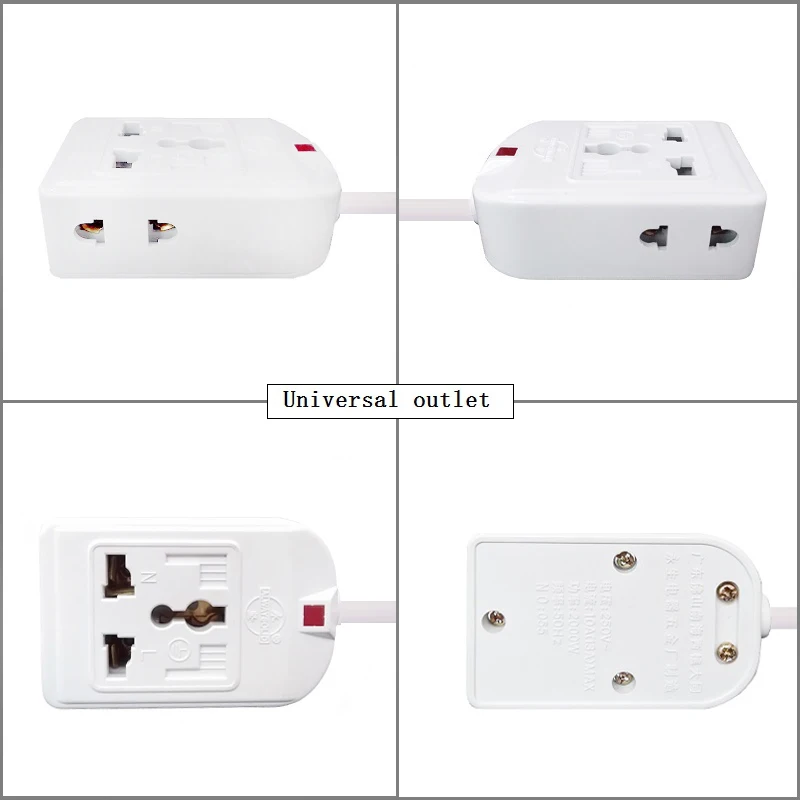 Электрическая розетка с шнуром 1/2/3 метров штепсельная вилка стандарта