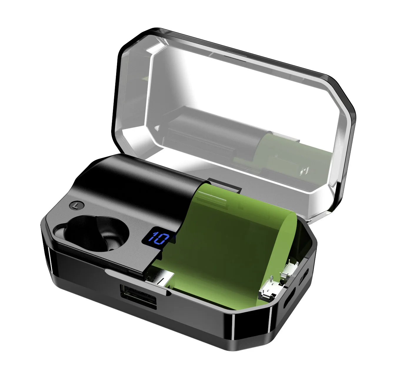 OLOEY T9 TWS Bluetooth наушники настоящие беспроводные стерео светодиодный цифровой