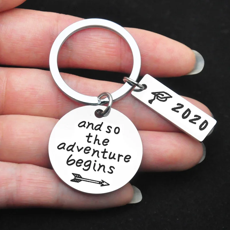 FIMAODZ класс 2020 нержавеющий брелок для старшеклассников подарок студентов сувенир