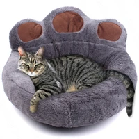pet cat bed house for cats basket mat winter warm plush beds lounger for cat panier pet bed products for cats cama para gato
