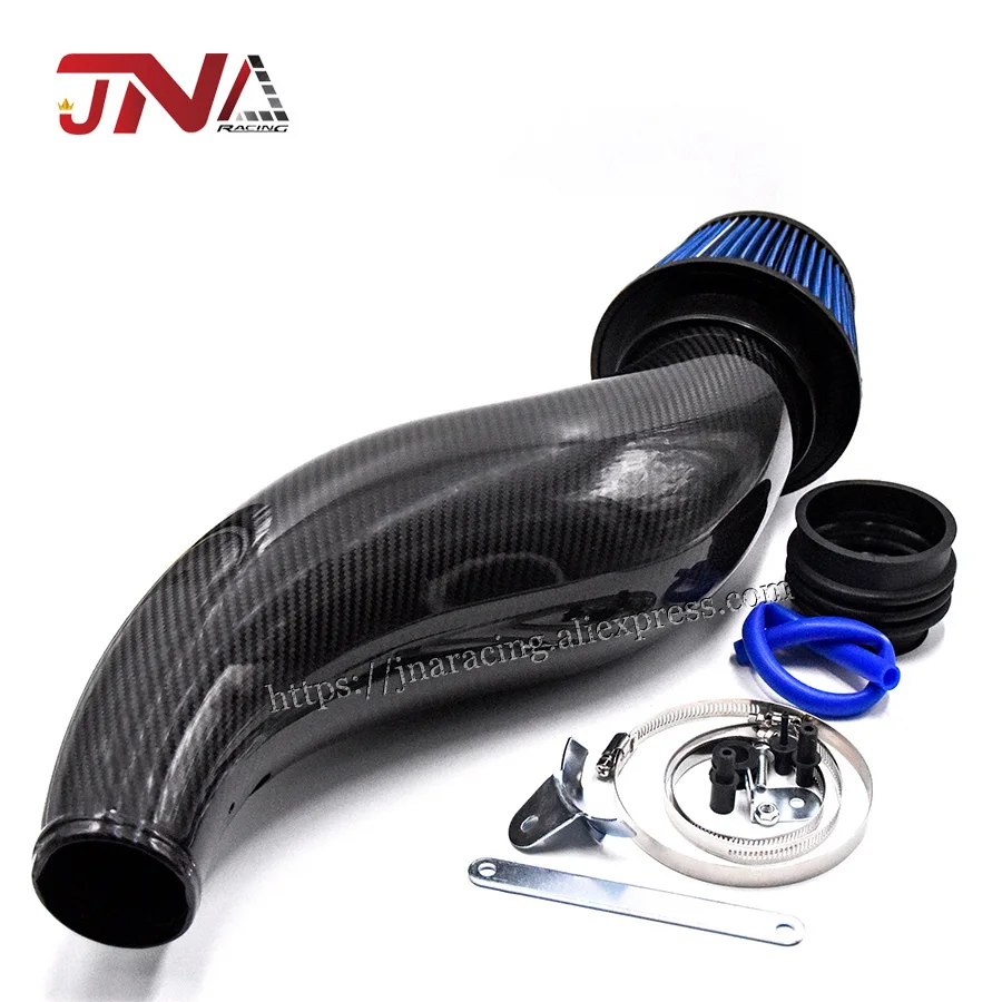 Универсальная воздухозаборная труба из углеродного волокна JDM ДЛЯ Civic 92-00 EG EK |