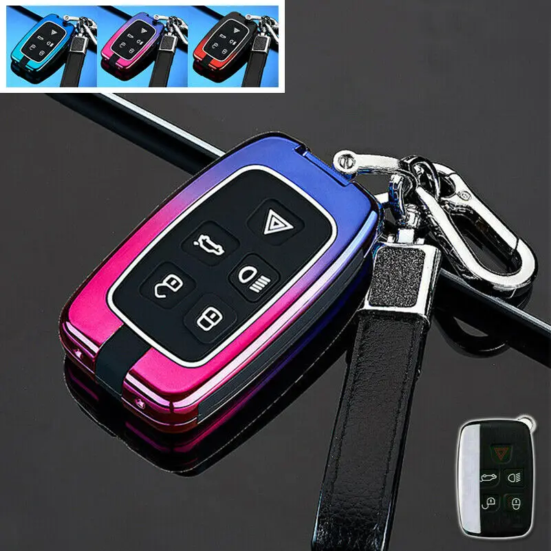 

Zinc Alloy Car Key Case for Land Rover Range Rover Sport A9 Discovery 2 3 4 Sport for Jaguar XF A8 A9 X8 XE XF XFL Remote Cover